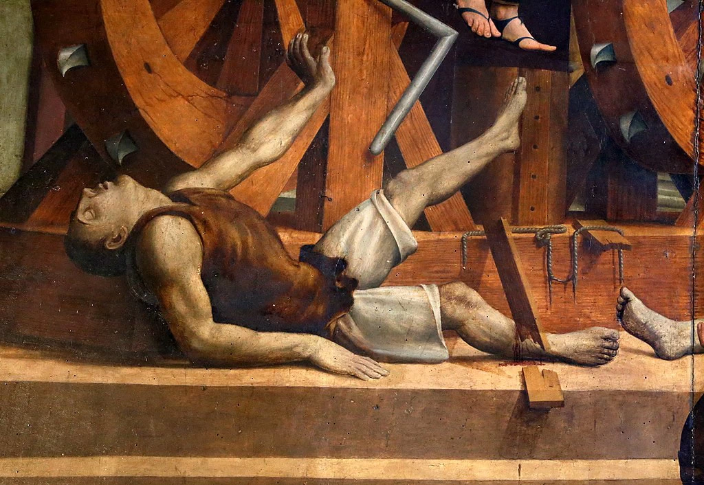 Il martirio di Santa Caterina e il miracolo della ruoto - dettaglio 3, Santa Maria Novella
